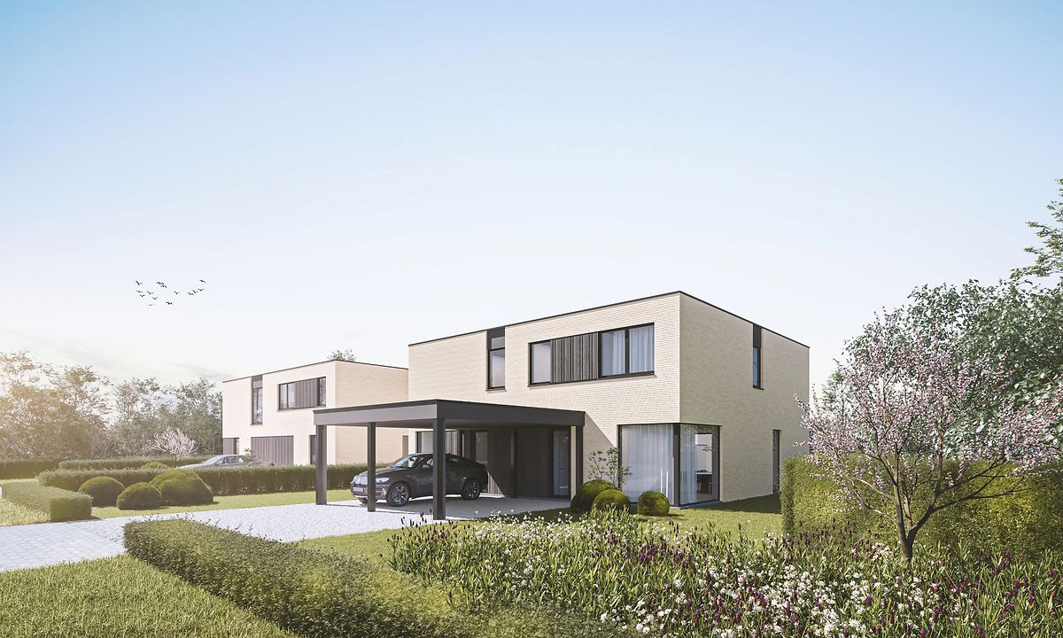 Ruime woningen met mooie tuin aan het station te St.-Maria-Aalter