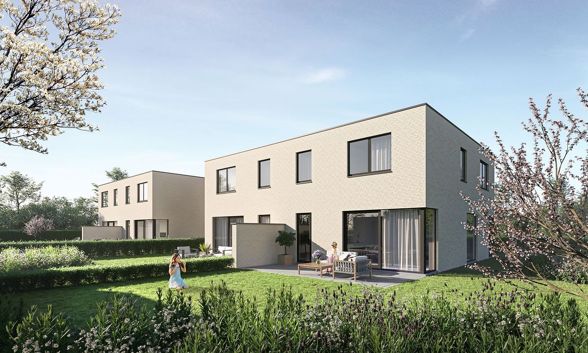 Ruime woningen met mooie tuin aan het station te St.-Maria-Aalter